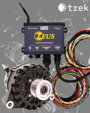 Ford Transit 48V Secondary Alternator Kit - 350HD DRW 3.5L EcoBoost | ARCO Zeus 8kW High Output Alternator