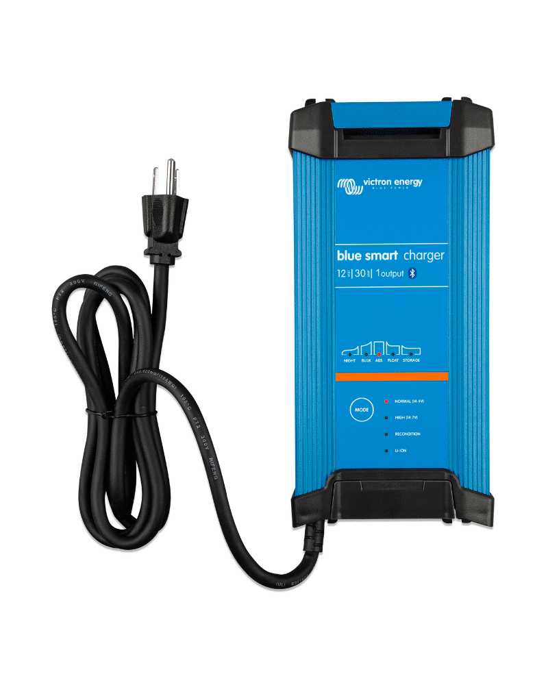 Victron Energy Blue Smart IP22 Battery Charger 120V NEMA 5-15 | Bluetooth (Variations) - 1 Output, 12V/30A