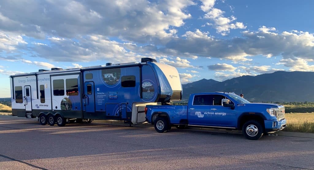 Victron trailer on the road