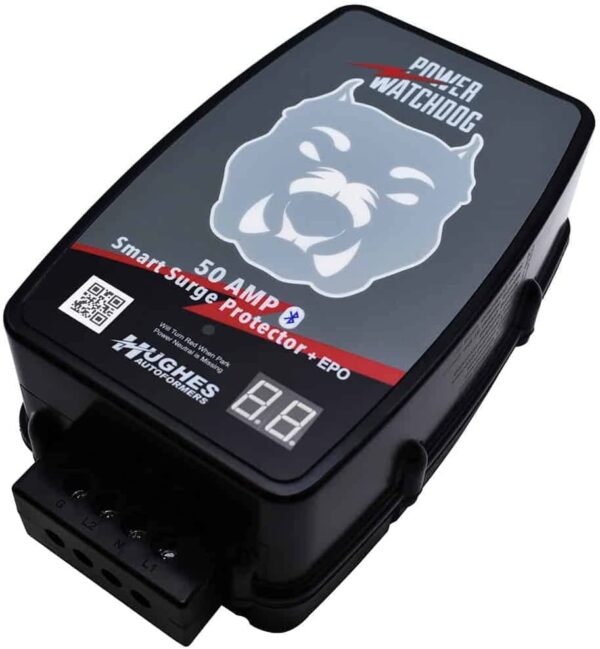 Hughes Autoformers Power Watchdog 50 Amp Smart Bluetooth Surge Protector Plus EPO Auto Shutoff - Image 2