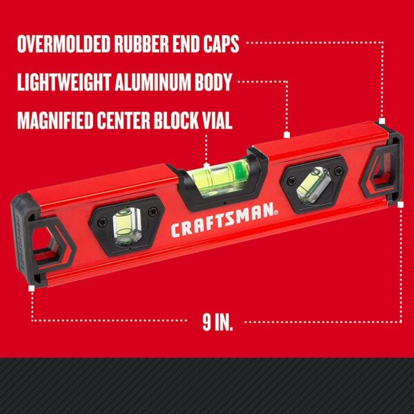 CRAFTSMAN Torpedo Level | 9-Inch - Image 2