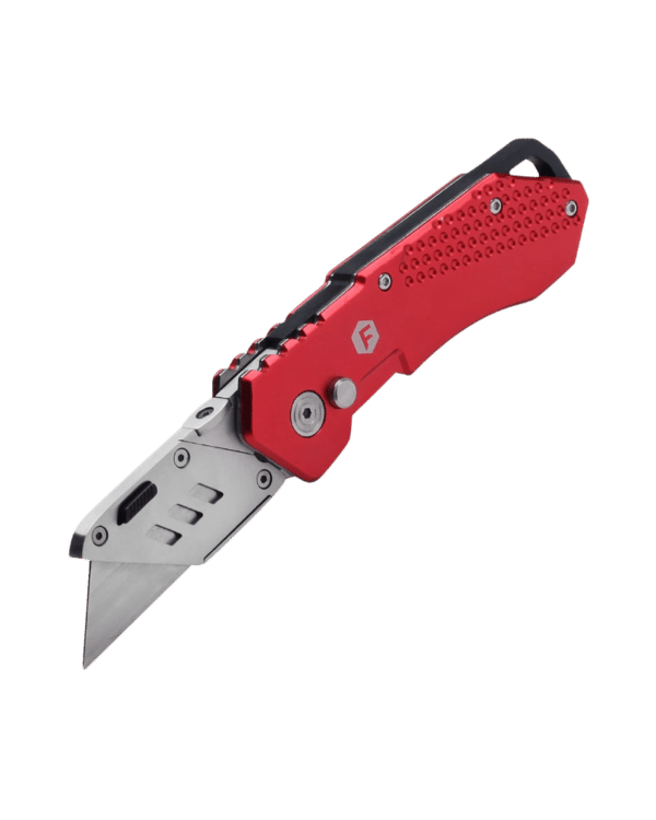 FC Folding Pocket Utility Knife - Heavy Duty Box Cutter with Holster