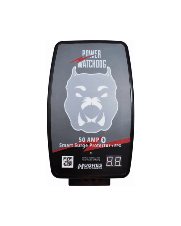 Hughes Autoformers Power Watchdog 50 Amp Smart Bluetooth Surge Protector Plus EPO Auto Shutoff