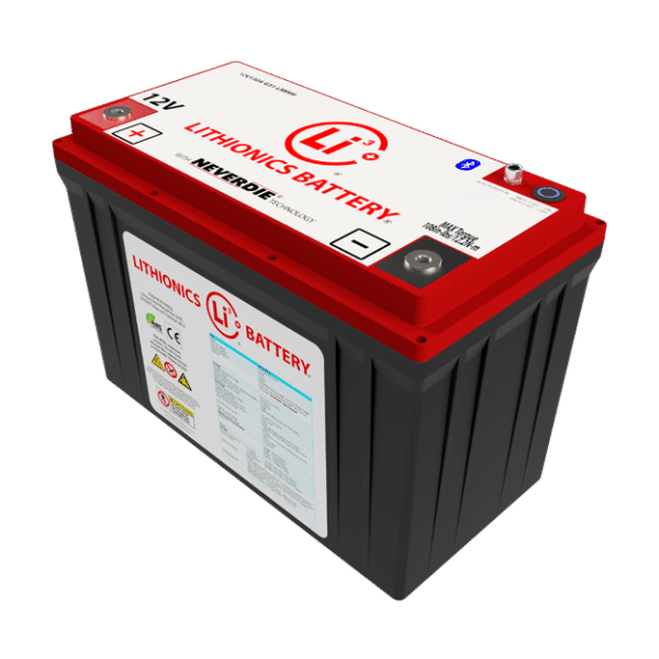 Lithionics 12 Volt 130 Amp Hour G31 Lithium Battery - Internal BMS - Image 2