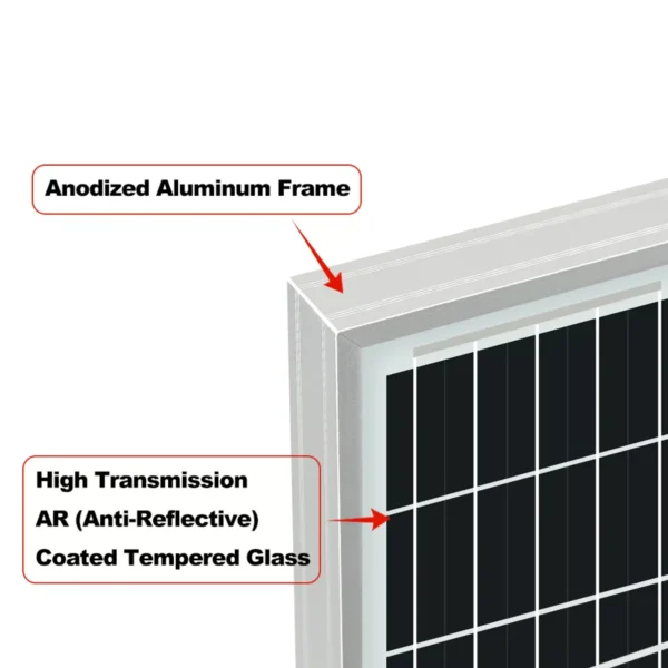 Rich Solar MEGA 12V 150 Watt Monocrystalline Solar Panel - Image 7