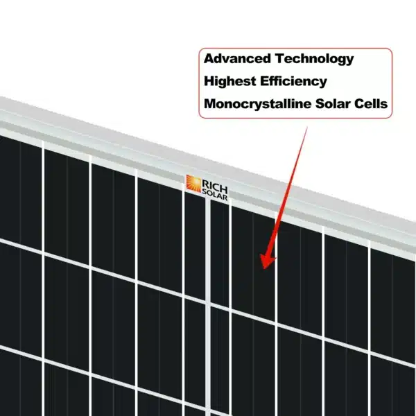 Rich Solar MEGA 12V 150 Watt Monocrystalline Solar Panel - Image 6