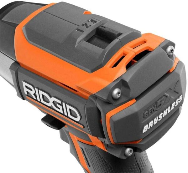 Ridgid 18-Volt Gen5X Lithium-Ion Cordless Brushless Hammer Drill and Impact Driver Combo Kit - Image 5