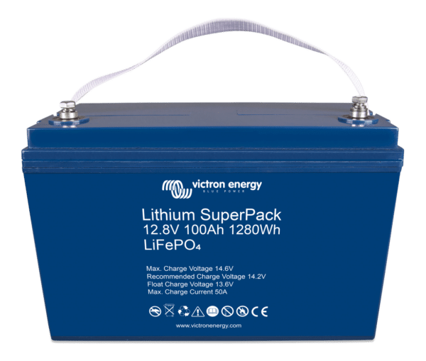 Victron Energy 12.8V 100Ah Lithium SuperPack Battery - Image 2