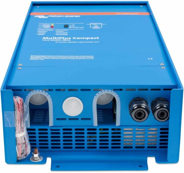 Victron Energy MultiPlus 2000VA 12-Volt Pure Sine Wave Inverter 80 Amp Battery Charger | Compact
