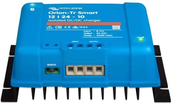 Victron Energy Orion-Tr Smart 12/24-Volt 10 Amp 240-Watt DC-DC Charger | Isolated (Bluetooth)