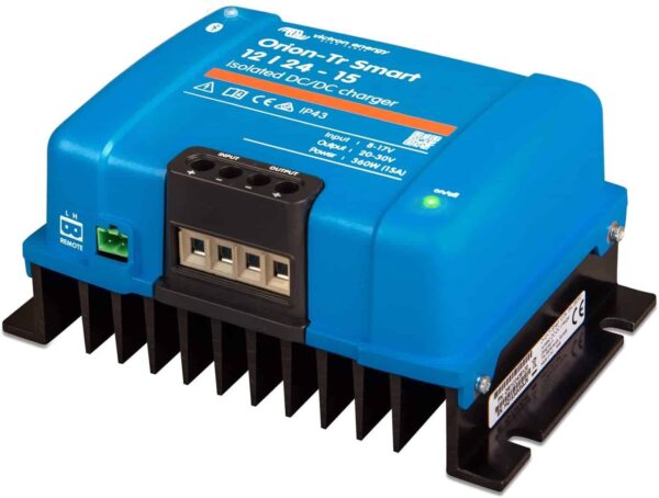 Victron Energy Orion-Tr Smart 12/24-Volt 15 Amp 360-Watt DC-DC Charger | Isolated (Bluetooth)