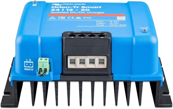 Victron Energy Orion-Tr Smart 24/12-Volt 30 Amp 360-Watt DC-DC Charger | Isolated (Bluetooth)