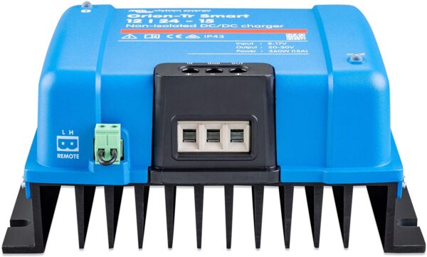 Victron Energy Orion-Tr Smart 12/24-Volt 15 Amp 360-Watt DC-DC Charger | Non-Isolated (Bluetooth)