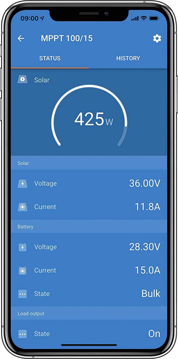 Victron SmartSolar MPPT Tr VE. Can 150V 100 Amp 12/24/36/48-Volt Solar Charge Controller (Bluetooth) - Image 2