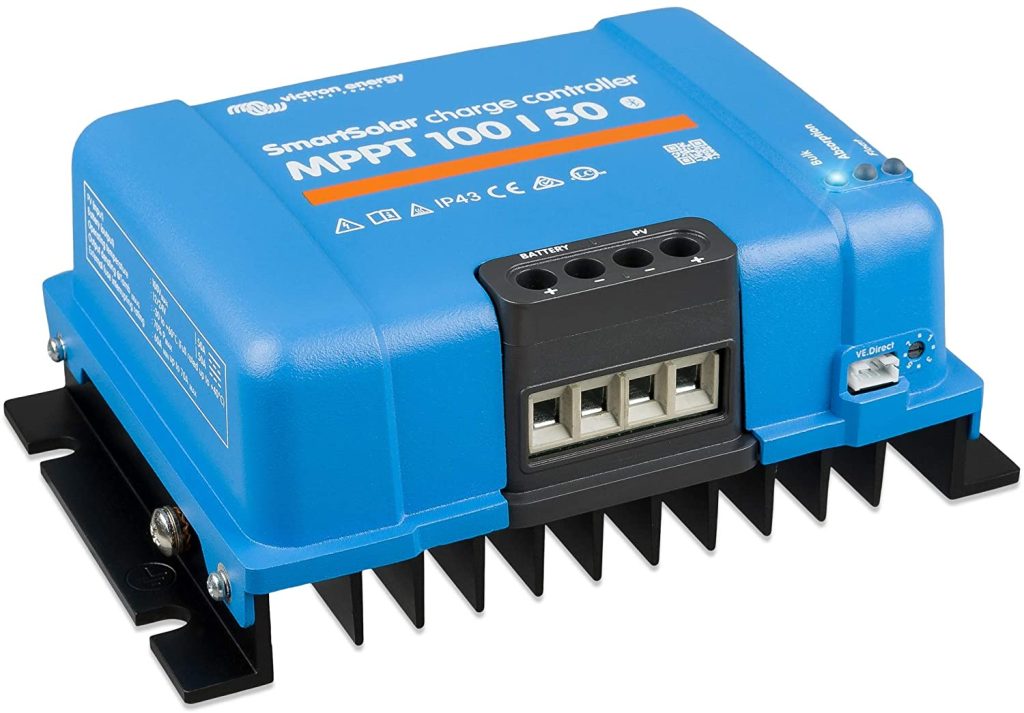 Victron SmartSolar MPPT 100V 50 Amp 12/24-Volt Solar Charge Controller ...