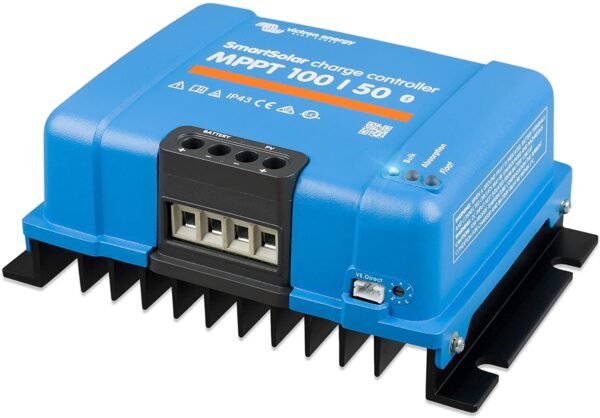 Victron SmartSolar MPPT 100V 50 Amp 12/24-Volt Solar Charge Controller (Bluetooth)