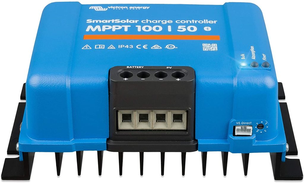 Victron SmartSolar MPPT 100V 50 Amp 12/24-Volt Solar Charge Controller ...