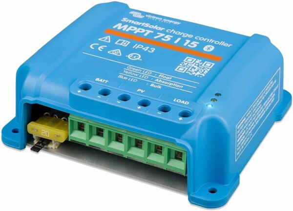 Victron SmartSolar MPPT 75V 15 Amp 12/24-Volt Solar Charge Controller (Bluetooth)