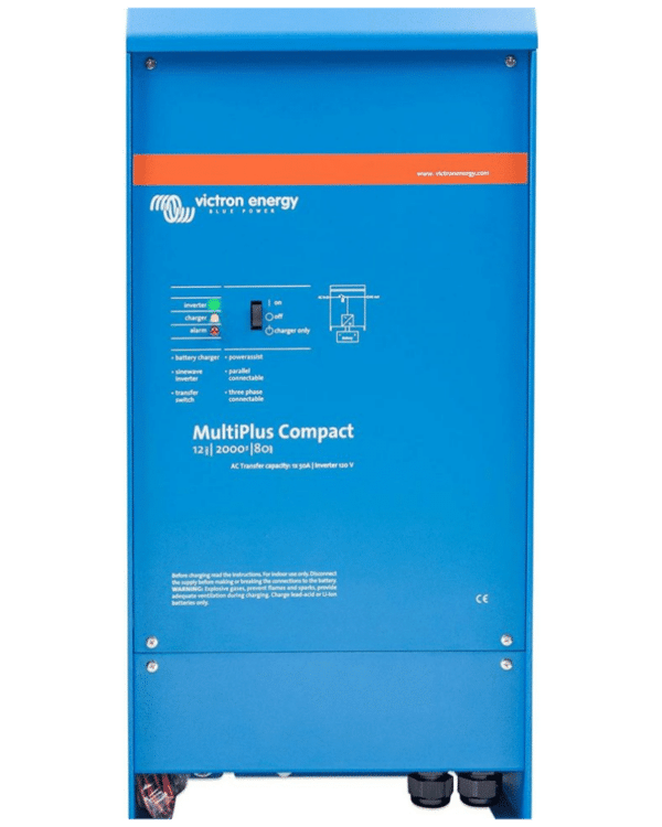 Victron MultiPlus 12/2000/80-50 120V Inverter/Charger (UL Listed)