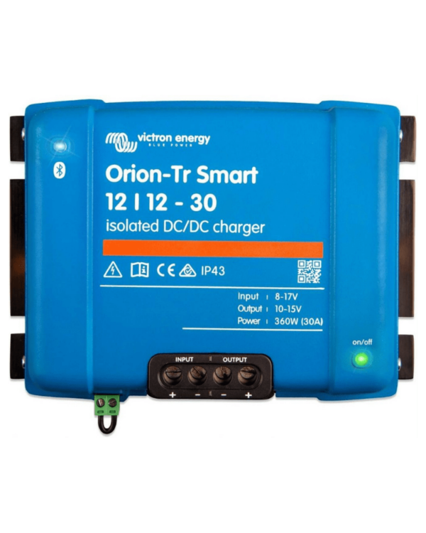 Victron Energy Orion-Tr Smart 12/12-Volt 30 Amp 360-Watt DC-DC Charger | Isolated (Bluetooth)