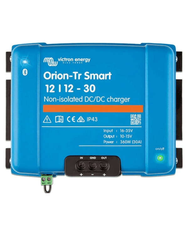 Victron Energy Orion-Tr Smart 12/12-Volt 30 Amp 360-Watt DC-DC Charger | Non-Isolated (Bluetooth)