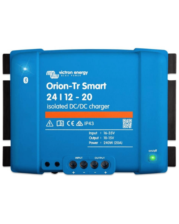 Victron Energy Orion-Tr Smart 24/12-Volt 20 Amp 240-Watt DC-DC Charger | Isolated (Bluetooth)