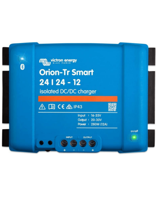 Victron Energy Orion-Tr Smart 24/24-Volt 12 Amp 280-Watt DC-DC Charger | Isolated (Bluetooth)