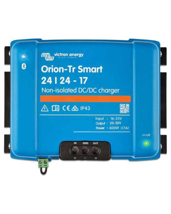 Victron Energy Orion-Tr Smart 24/24-Volt 17 Amp 400-Watt DC-DC Charger | Non-Isolated (Bluetooth)