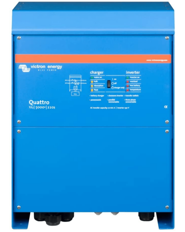 Victron Quattro 12/5000/220-100/100 120V Inverter/Charger