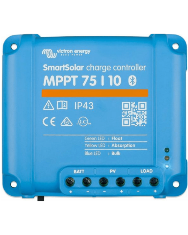 Victron SmartSolar MPPT 75V 10 Amp 12/24-Volt Solar Charge Controller (Bluetooth)