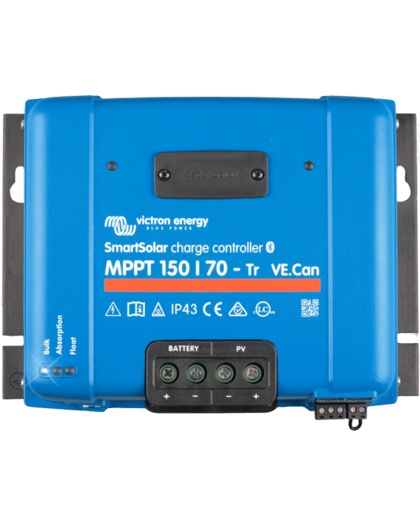 Victron SmartSolar MPPT 150/70 Tr VE.Can 12/24/36/48-Volt Solar Charge Controller (Bluetooth)