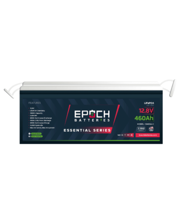 Epoch Essentials 12V 460Ah Lithium Battery | Heated & Bluetooth