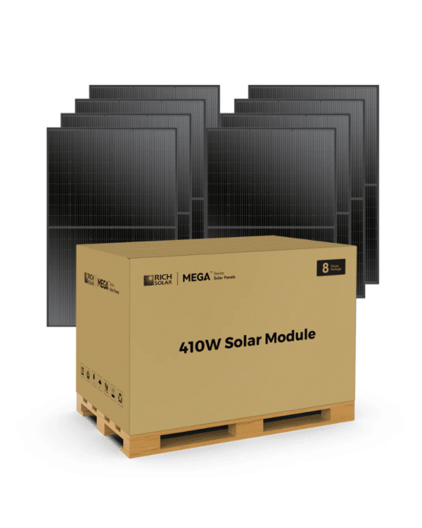 Rich Solar MEGA 410 Watt Solar Panels - Pallet Options