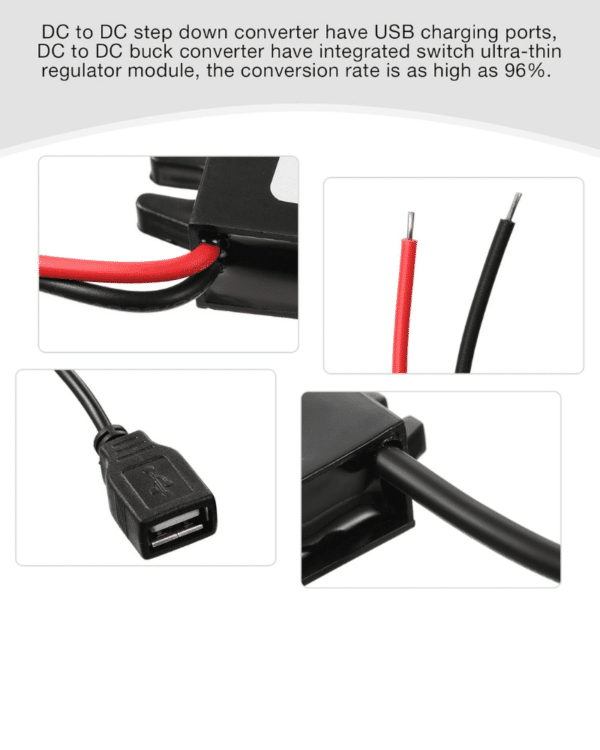 12V to 5V USB Power Adapter