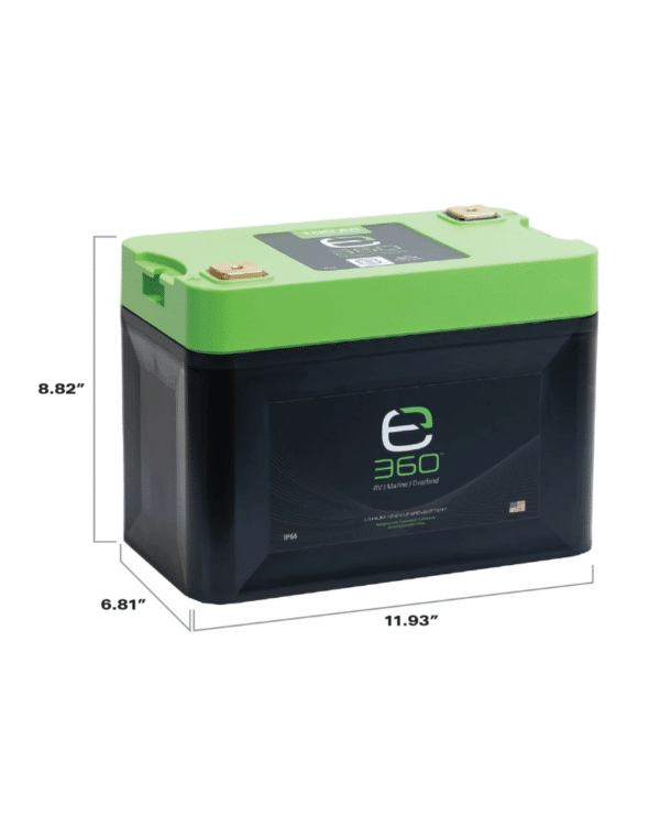 Expion360 12V 100AH Group 27 LiFePo4 Battery | UL1973 Certified