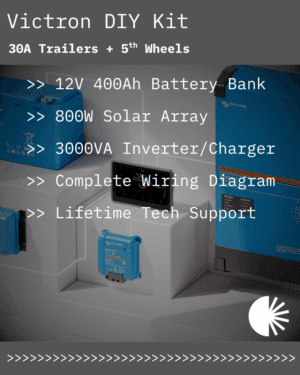 Victron Complete Solar Kit 12V 400Ah LiFePO4 | 800W Rich Solar | 3000VA Inverter/Charger | For 30A Trailers + 5th Wheels