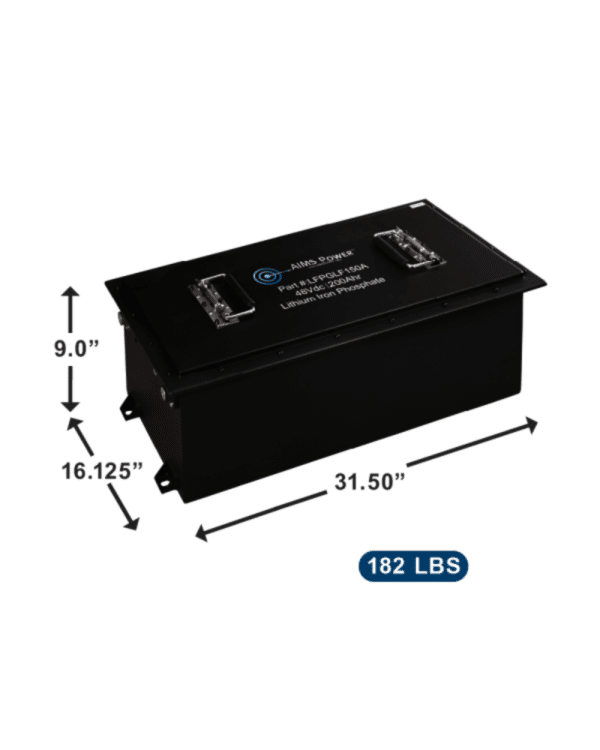 AIMs Golf Cart 200AH Lithium Battery 48V 10.2 kWh with Charger and Wiring Kit - Image 2