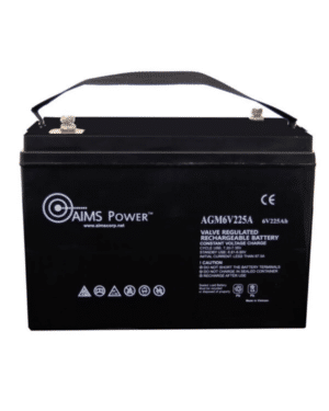 AIMs AGM 6V 225Ah Deep Cycle Battery Heavy Duty
