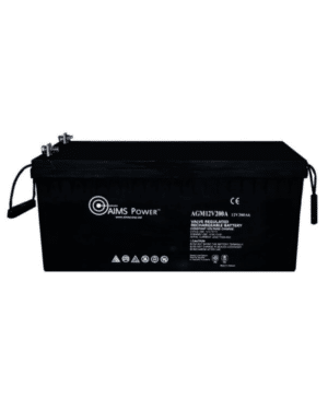 AIMs AGM 12V 200Ah Deep Cycle Battery Heavy Duty