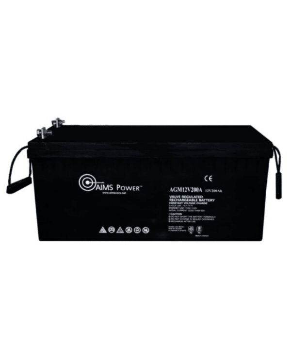 AIMs AGM 12V 200Ah Deep Cycle Battery Heavy Duty