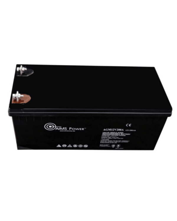AIMs AGM 12V 200Ah Deep Cycle Battery Heavy Duty