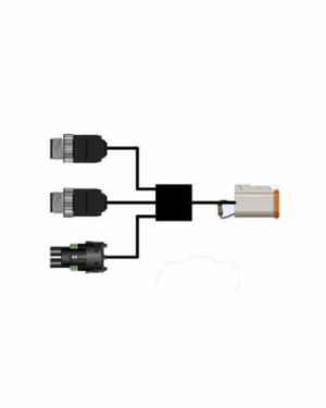 Lithionics - IonBus Dual M12 Harness with IonGauge Connector and Weatherpack Edge Connector, 24ft