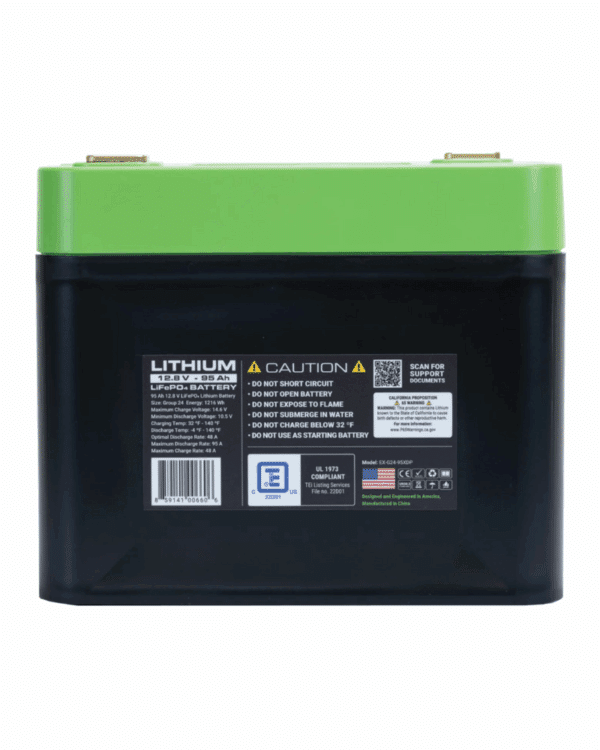 Expion360 12V 95Ah Group 24 LiFePo4 Battery