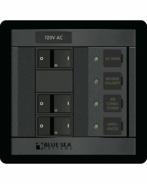 Blue Sea Systems 120 Volt AC Main + 2 Positions