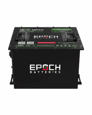 Epoch 36V 105Ah - LiMax Series - Lithium (LiFePO4) Golf Cart Battery - Complete Kit