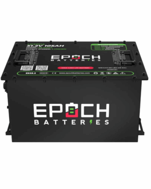 Epoch 48V 105Ah - LiMax Series - Lithium (LiFePO4) Golf Cart Battery - Complete Kit