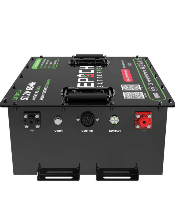 Epoch 48V 65Ah - LiMax Series - Lithium (LiFePO4) Golf Cart Battery ...