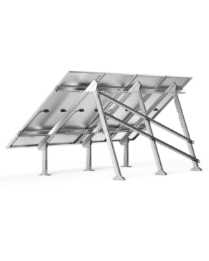 Rich Solar Ground Mount | Fits MEGA 130 SLIM / MEGA 335 / MEGA 410 | Adjustable, Easy-to-Install Brackets for 1-4 Panels