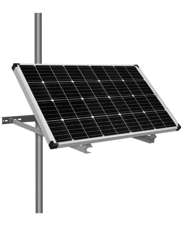Solar Panel Reverse Side Rich Solar Side Pole Mount for 1 Solar Panel - Trek Systems