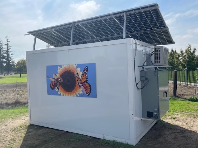 Trek Systems connectivity solution inside metal enclosure